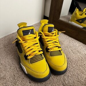 Yellow Jordan 4s